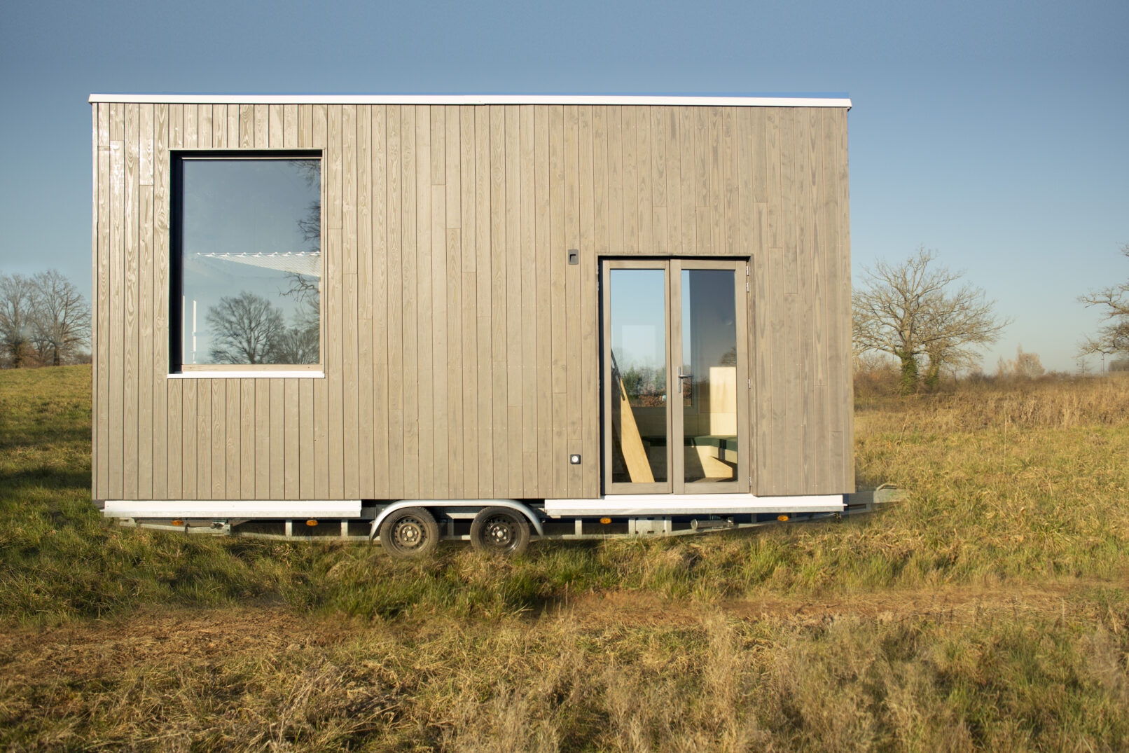 La tiny house cyme vu de l'extérieur